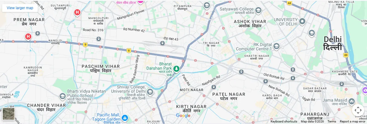 Oasis Park location preview map